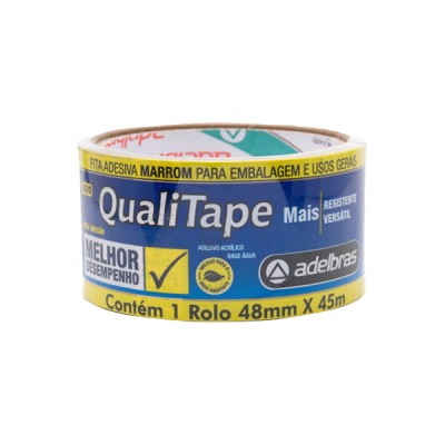 Fita para Embalagem e empacotamento Marrom 48mmx45m - Adelbras