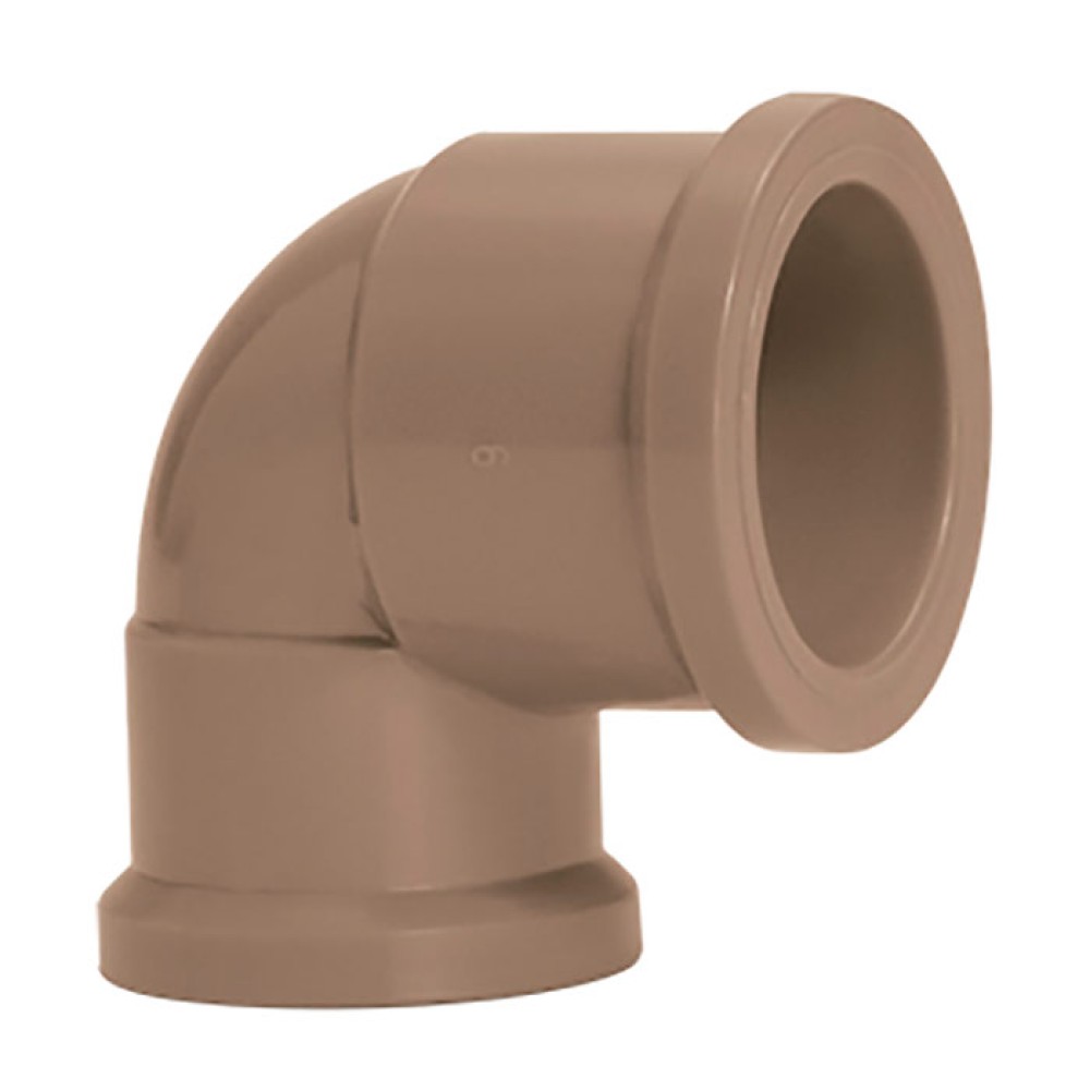 Joelho Redução PVC 90° 25mm x 20mm para Água Fria 11663 - Amanco