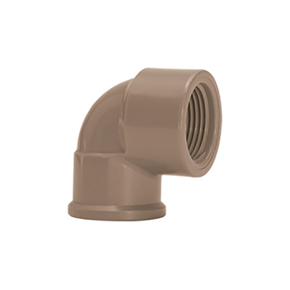 Joelho PVC 90° LR 20mm x 1/2 para Água Fria 11682 - Amanco