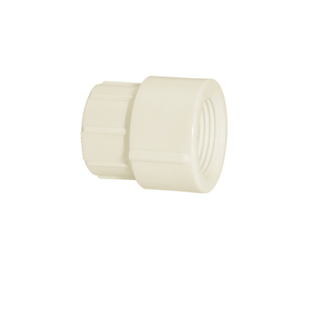 Luva Redução 3/4 x 1/2 Água Fria Roscável PVC 11728 - Amanco