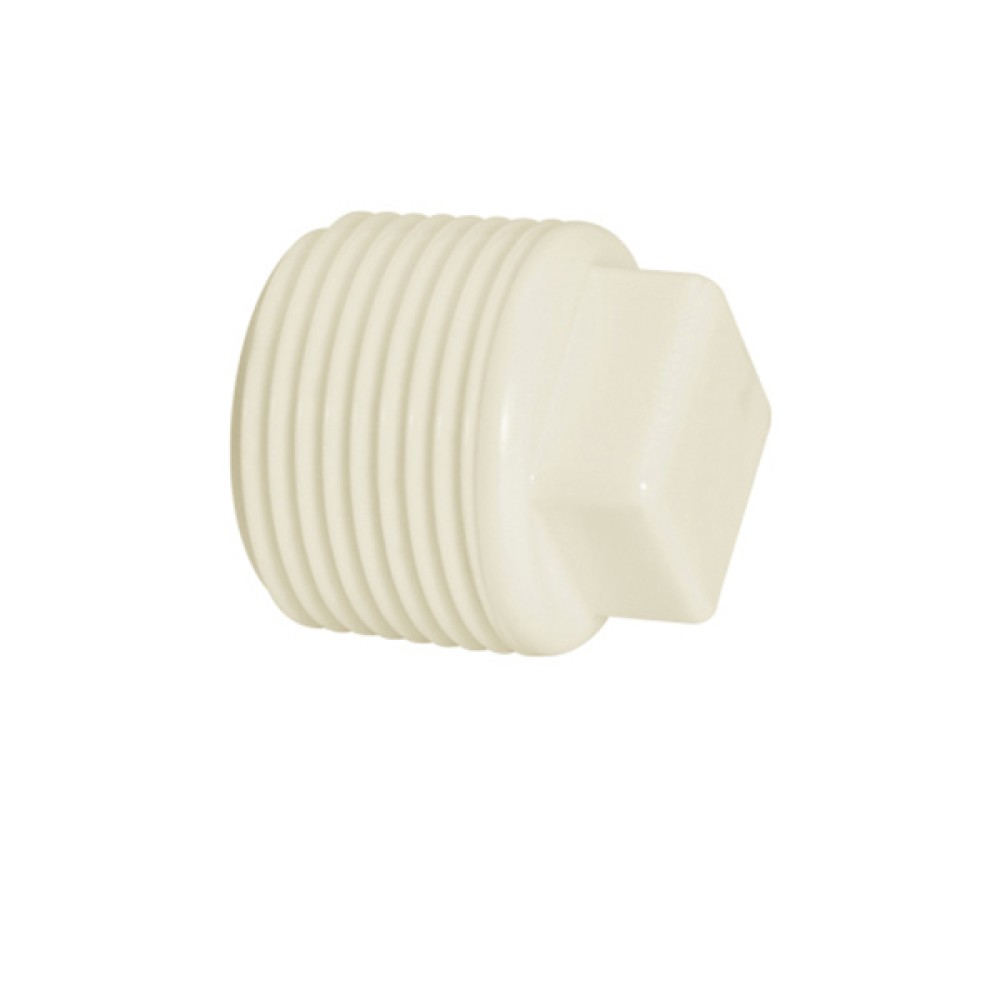 Plug 1/2 Água Fria Roscável PVC 11763 - Amanco