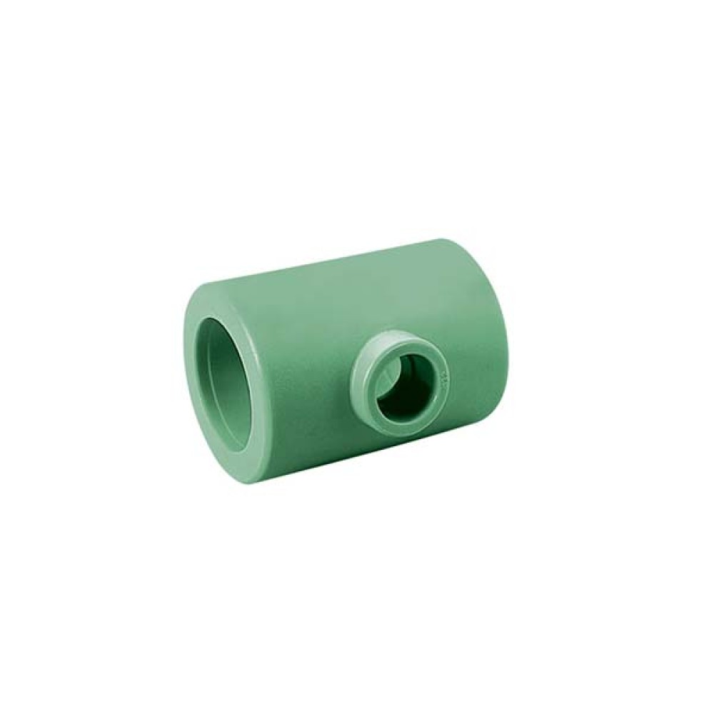 Tê Redução Central F/F/F Dn 90 X 75 X 90 Água Quente PPR 14560 - Amanco
