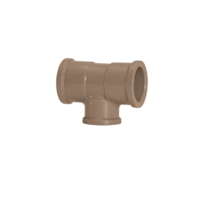 Tê Redução PVC Soldável 75mm x 50mm para Água Fria 17850