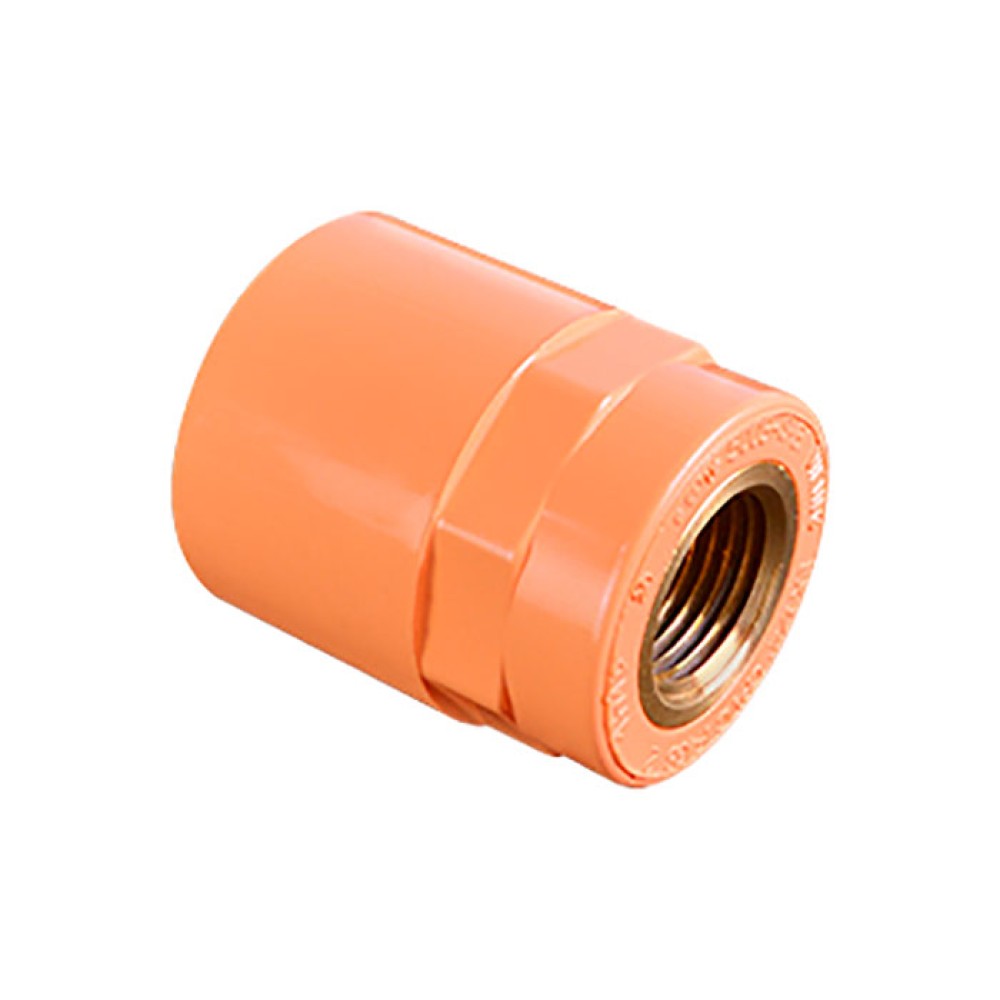 Adaptador Para Bico F/F Npt 3/4 X 1/2 incêndio CPVC 19034 - Amanco
