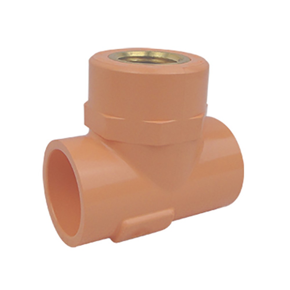 Tê F/F/F Adaptador Para Bico Npt 2 X 1/2 incêndio CPVC 19099 - Amanco
