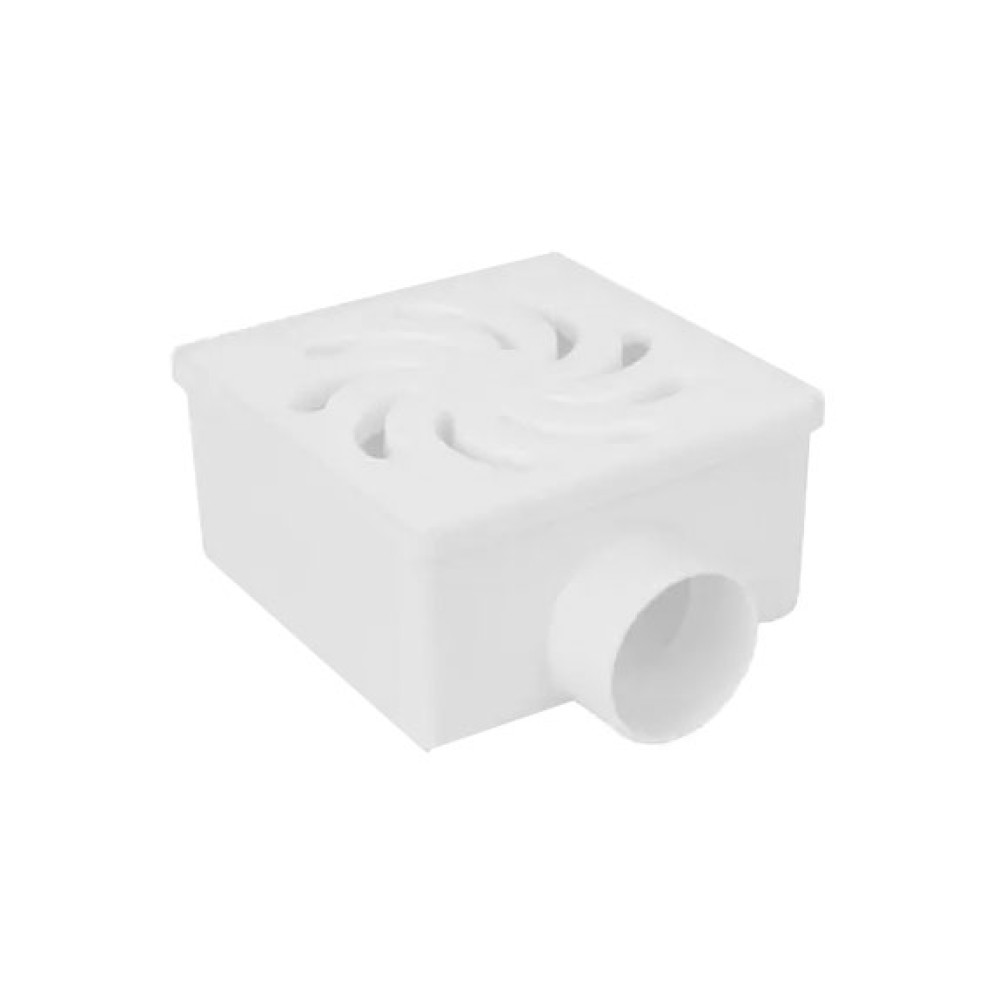 Ralo Seco Quadrado Dn 100 X 52 X 40 Cromada 20797 - Amanco