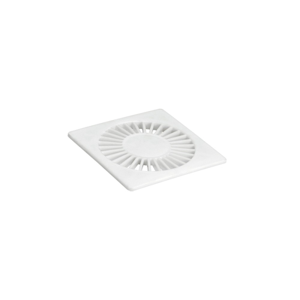Grelha Quadrada Radial Dn 150 Cromada 90605 - Amanco