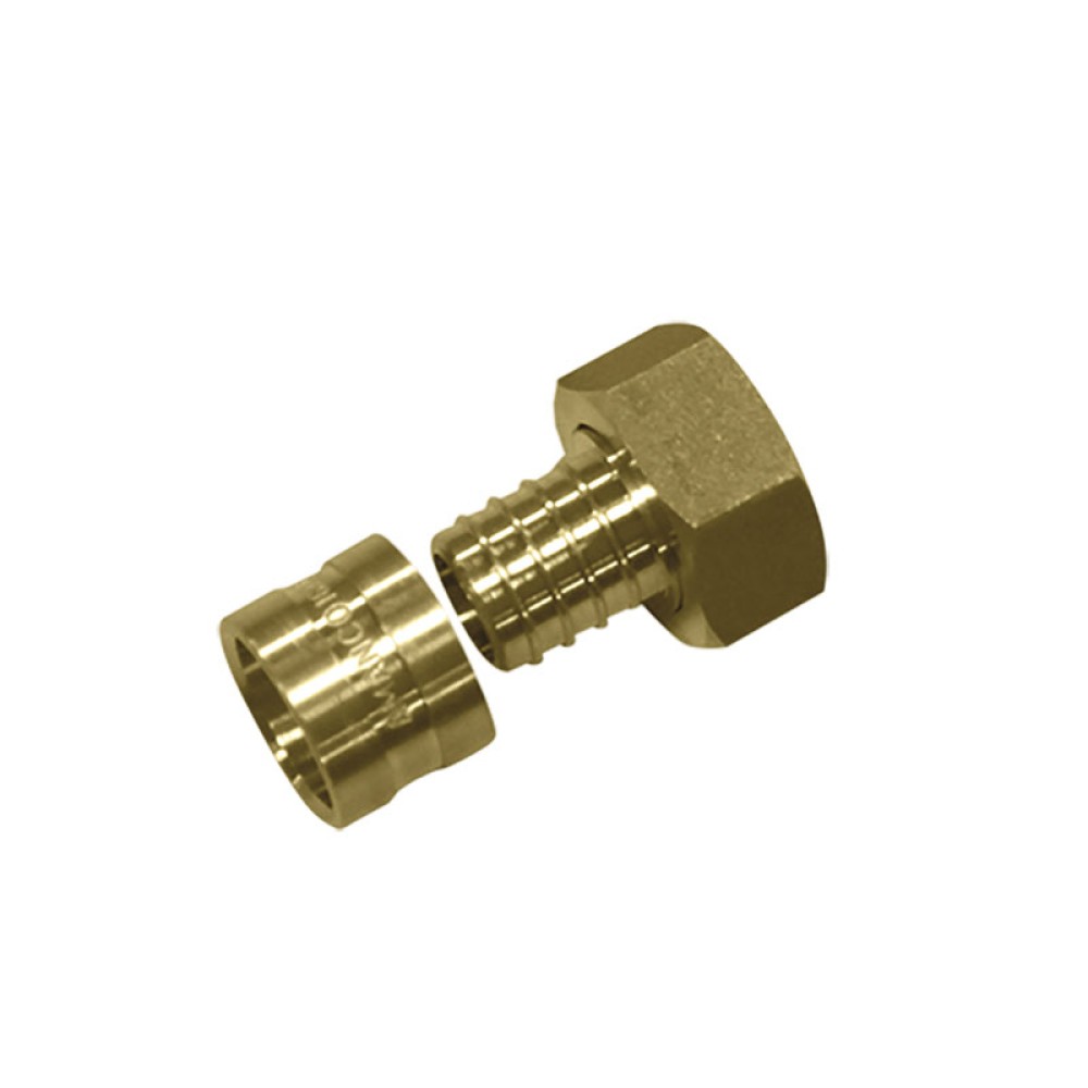 Conector Fixo F/M Metálico Dn 20 X 3/4 Água Quente PEX 97502 - Amanco