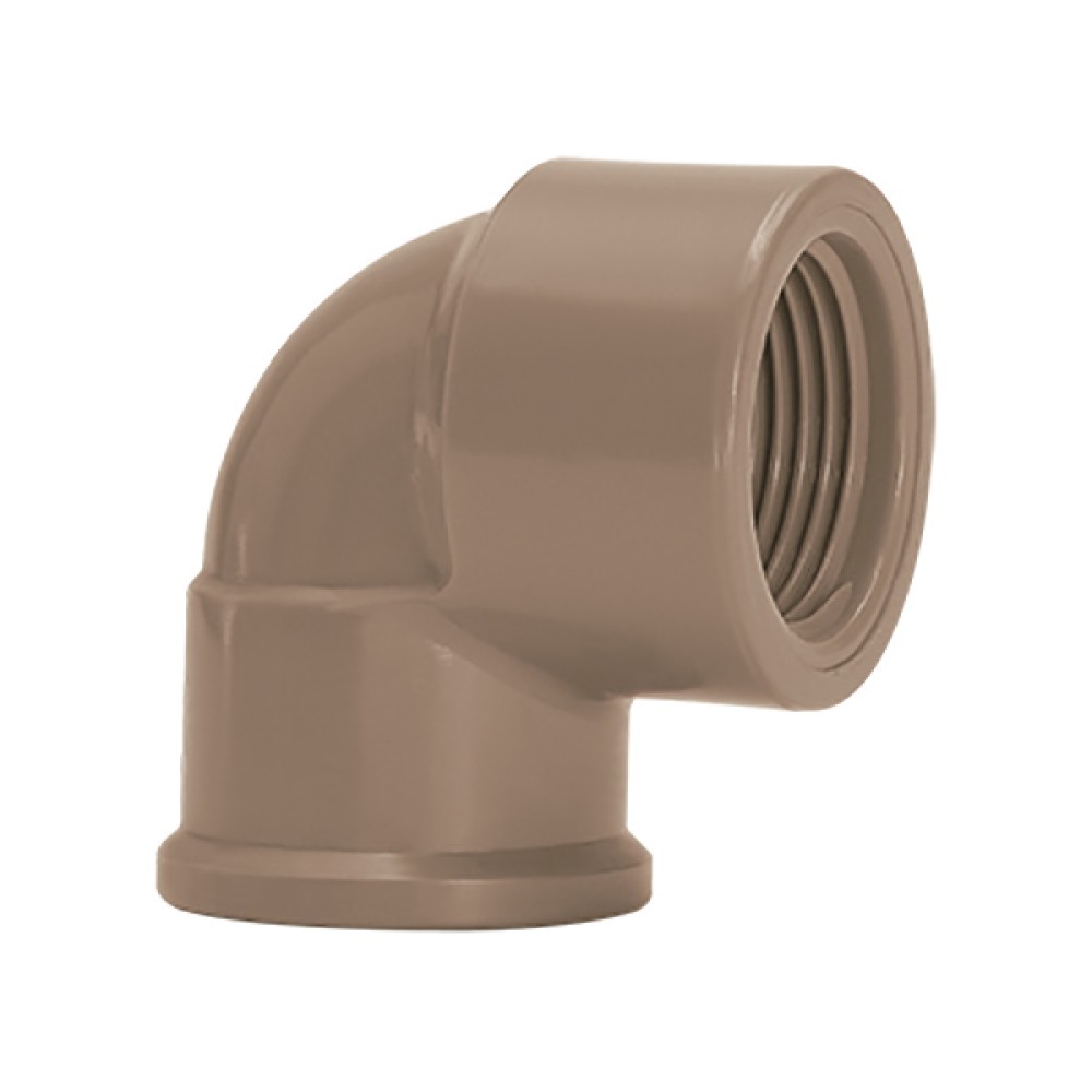 Joelho Redução PVC 90° 32mm x 25mm para Água Fria 98893 - Amanco