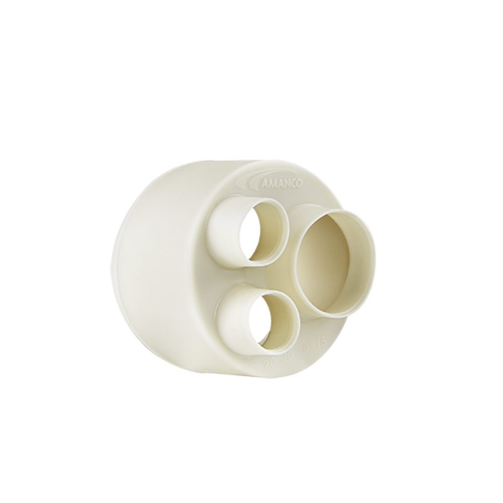 Coifa Flexível Tripla Dn 20/20/40/75 Água Quente PEX 98923 - Amanco