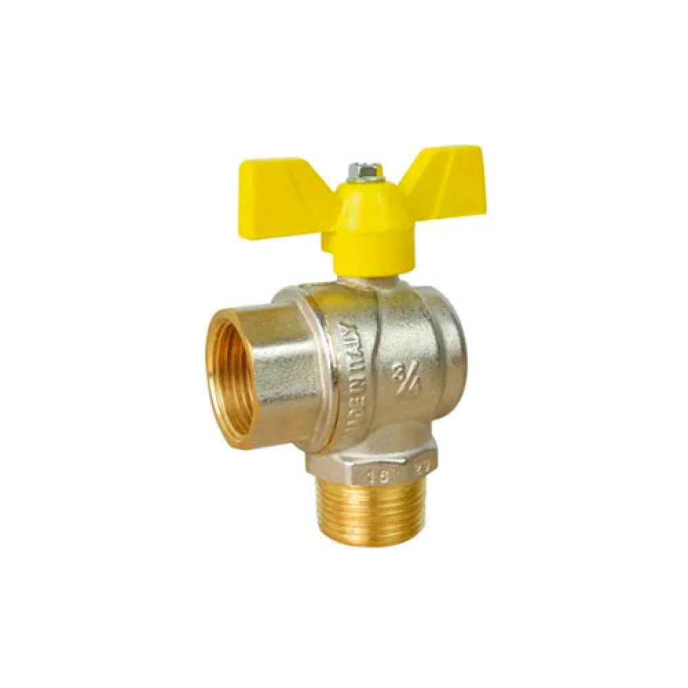 Válvula Angular F/M Borboleta 1 Gás 99441 - Amanco
