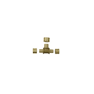 Tê Redução Metálico Dn 25 X 20 X 16 Água Quente PEX 99763