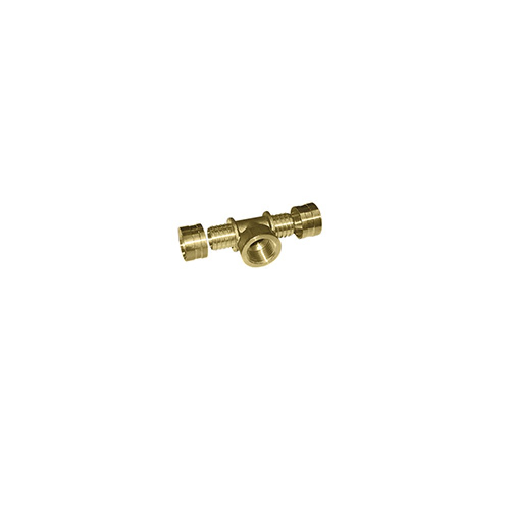 Tê F Terminal Metálico Dn 20 X 3/4 Água Quente PEX 99765 - Amanco