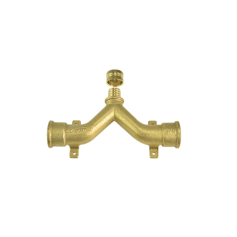 Tê Misturador Roscável 1/2 Água Quente PEX 99771 - Amanco