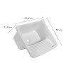 Tanque Plástico Branco 40 litros 58x52x32cm - Astra - vista 5