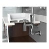 Sifão Tubo Extensivo Cromado c/copo 55cm - Blukit - vista 3