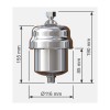 Aquecedor Elétrico Individual Inox 5T 220V - AQ014/2 - Cardal - vista 2