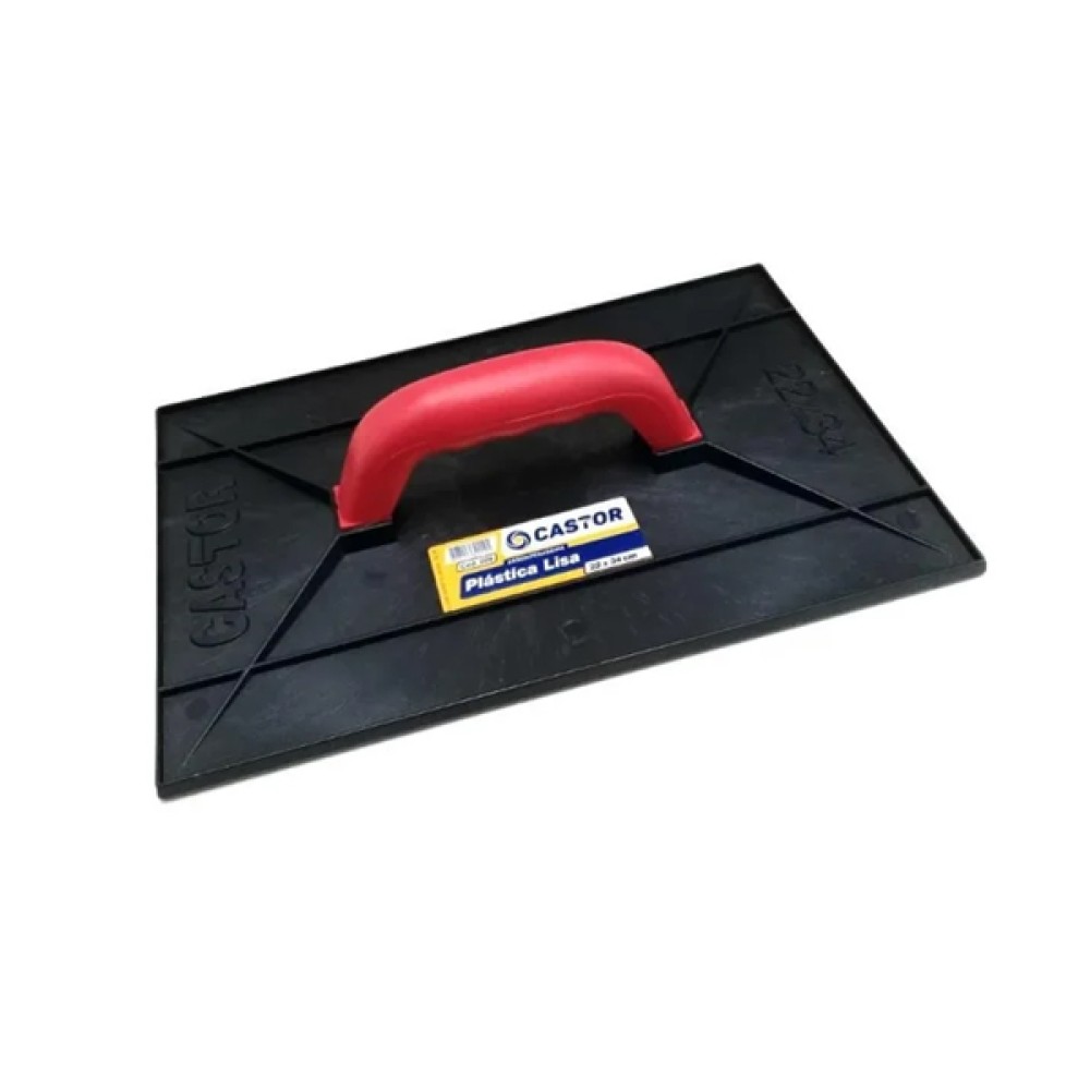 Desempenadeira Plástica PVC Lisa 22x34cm - Castor