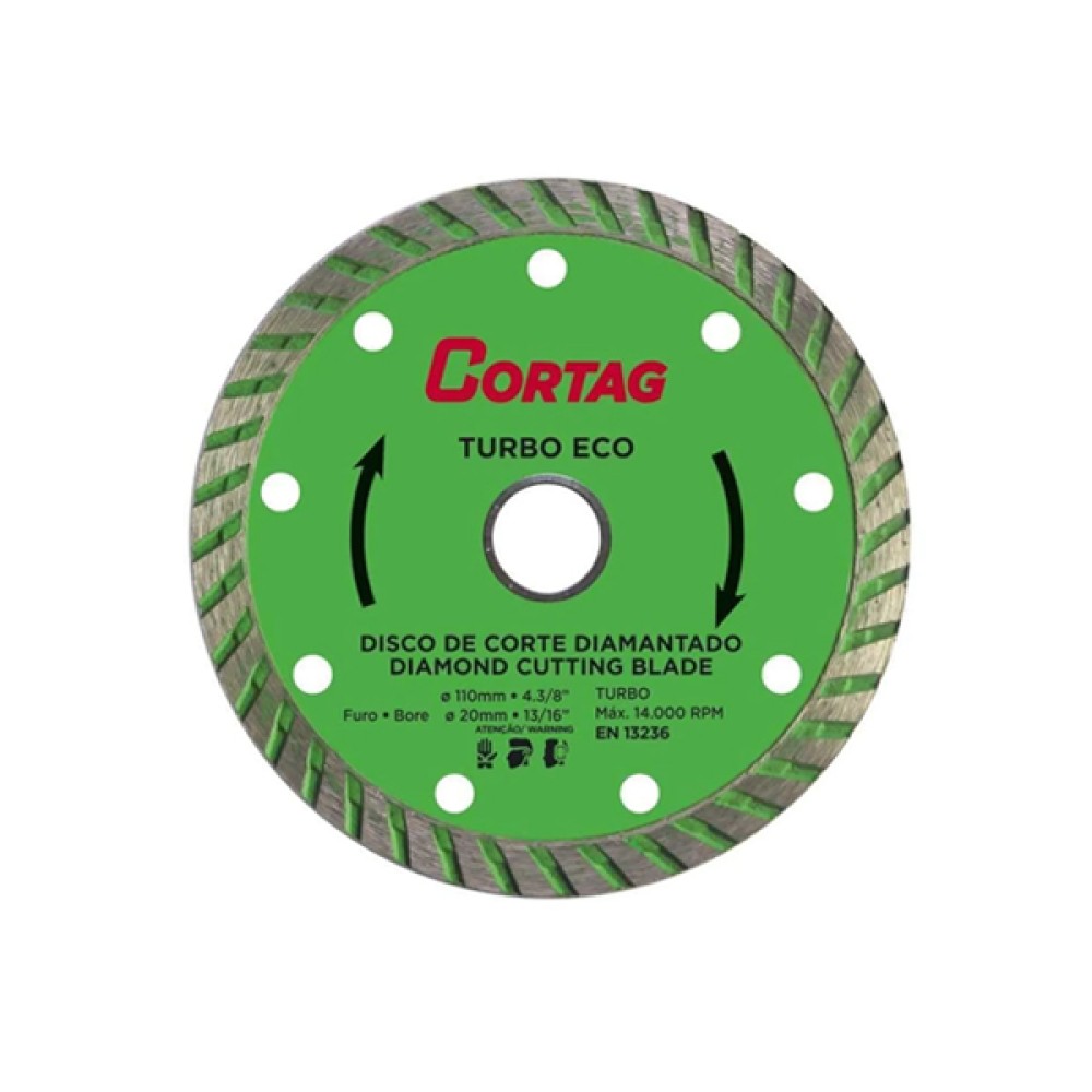 Disco Diamantado Turbo Eco 4.3/8