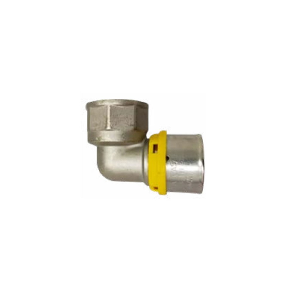 Cotovelo Fêmea Sfera Gás 20mm x 1/2” COTF2012 - Emmeti