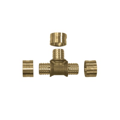 Tê Redução Central/Lateral Pex 25 x 20 x 20mm Emmeti P28291390