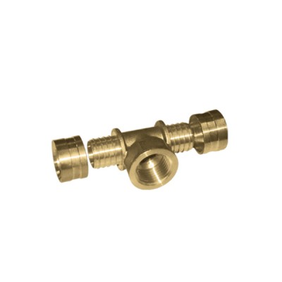 Tê Rosca Fêmea Central Pex 25 x 3/4 x 25mm Emmeti P28291408