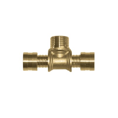 Tê Rosca Macho Central Pex 20 x 3/4 x 20 mm Emmeti P28291415