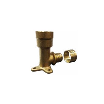 Cotovelo Base Fixa Longa e Extralonga 3 Abas Pex 16mm x 1/2" Emmeti P28296202