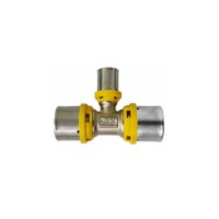 Tê Multicamada Redução Sfera Gás 20 x 16 x 20 mm Emmeti TR201620
