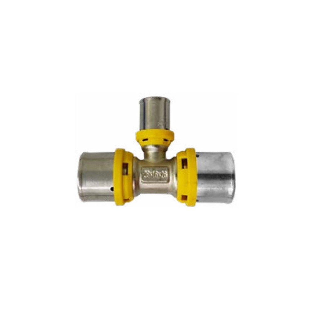 Tê Multicamada Redução Sfera Gás 32 x 16 x 32 mm TR321632 - Emmeti