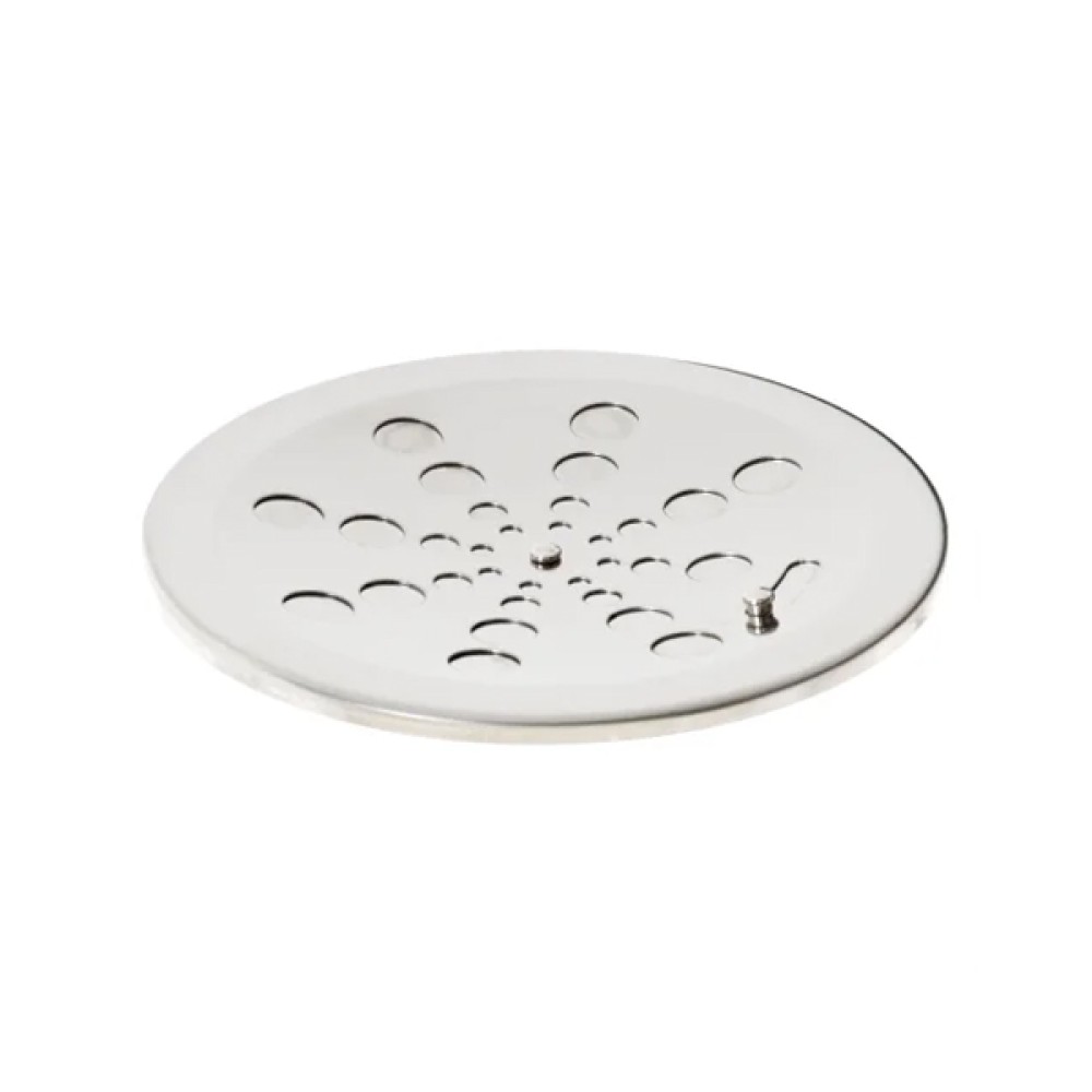Grelha Redonda Inox Cromada Sem Caixilho 10cm - Estilmax