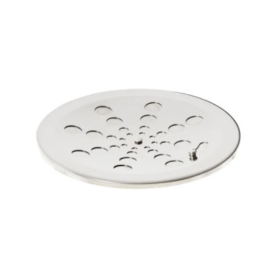 Grelha Redonda Inox Cromada Sem Caixilho 10cm Estilmax
