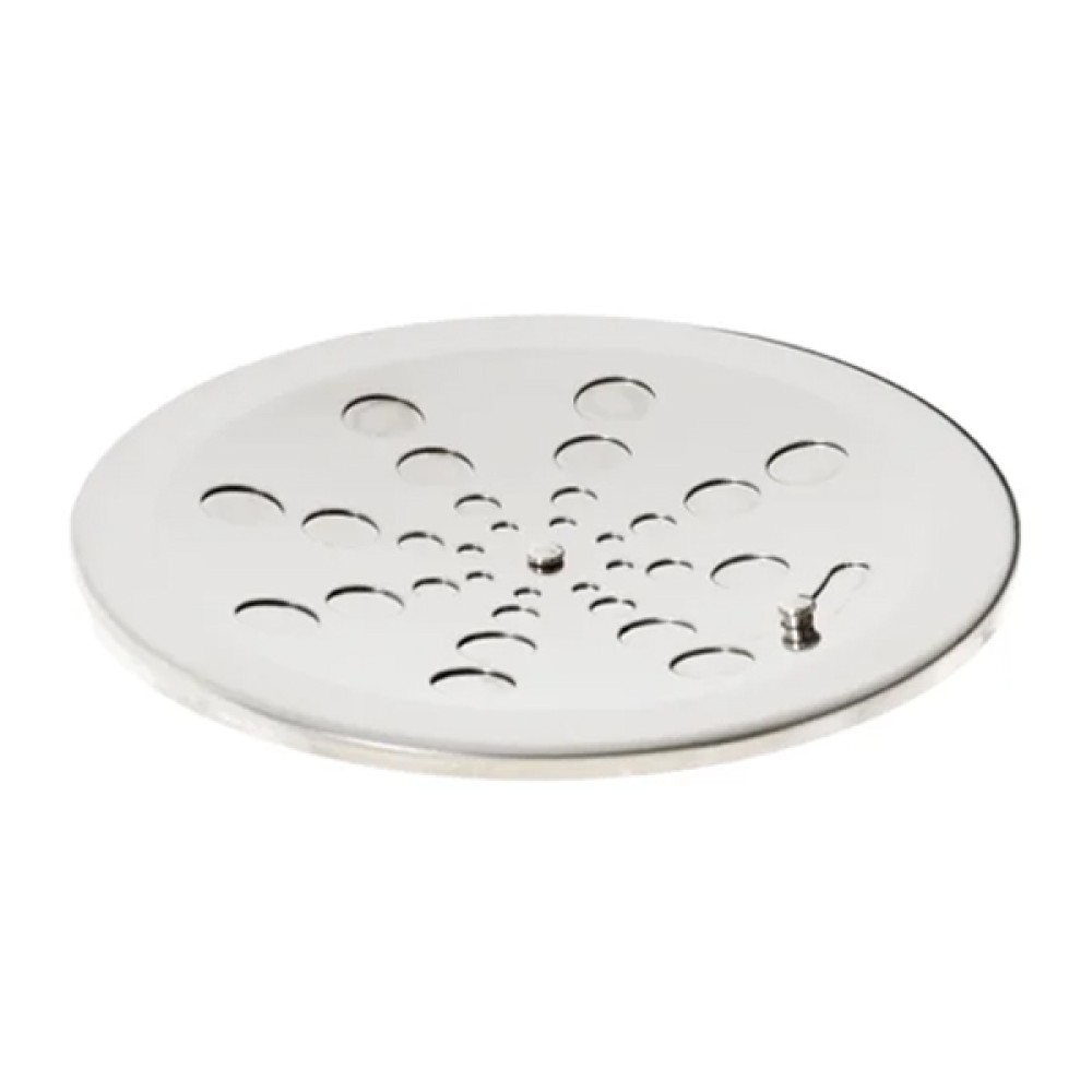 Grelha Redonda Inox Cromada Sem Caixilho 15cm - Estilmax
