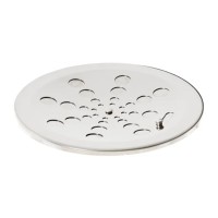 Grelha Redonda Inox Cromada Sem Caixilho 15cm Estilmax
