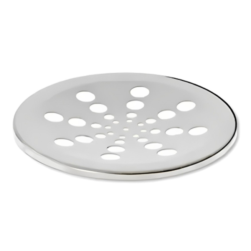 Grelha Redonda Inox Cromada sem Fecho e sem Caixilho 15cm - Estilmax