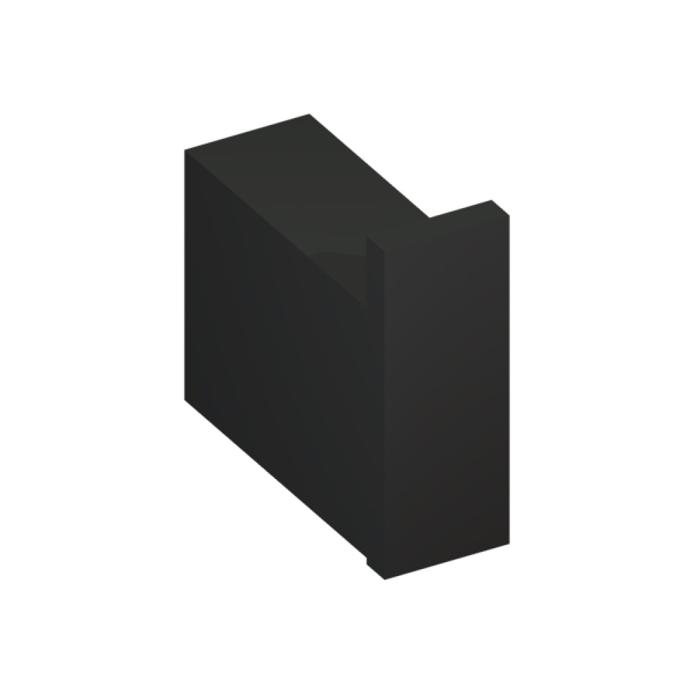 Cabide Unique Preto Fosco 05.UQ00.PF - Metalworks By Crismoe