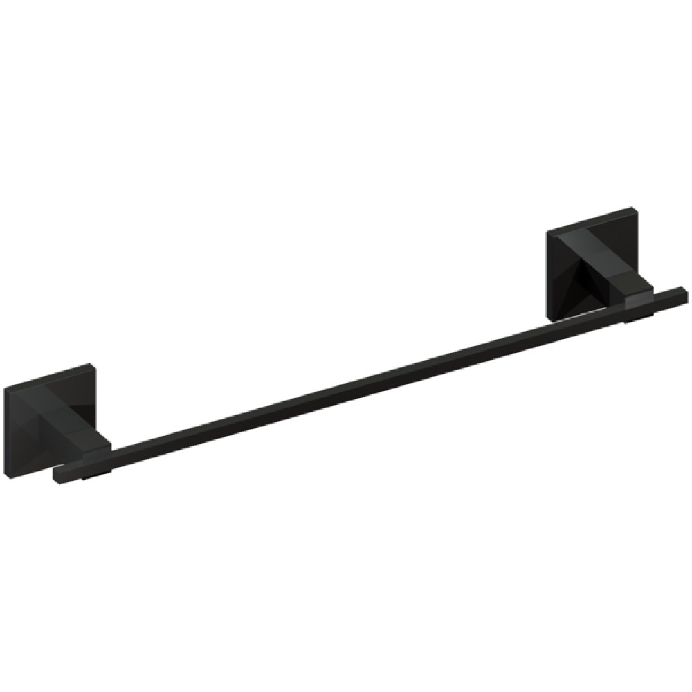 Toalheiro Cecilia 60 cm Preto Fosco 07.CC04.PF - Metalworks By Crismoe