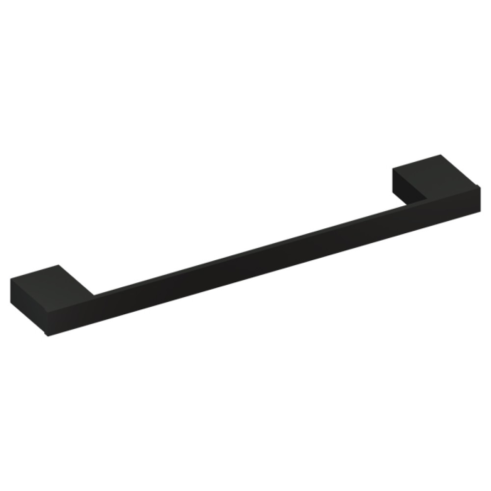 Toalheiro Unique 30 cm Preto Fosco 07.UQ02.PF - Metalworks By Crismoe
