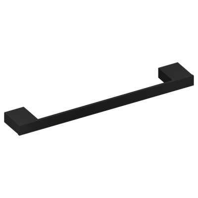 Toalheiro Unique 30 cm Preto Fosco Metalworks By Crismoe 07.UQ02.PF