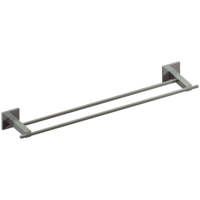Toalheiro Duplo Cecilia 60 cm Cromado Metalworks By Crismoe 09.CC02.CR