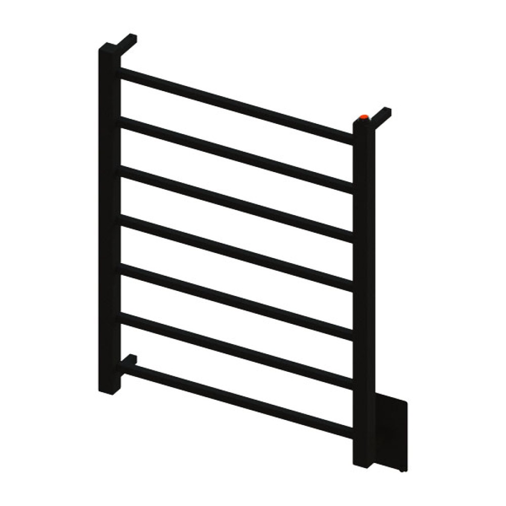 Toalheiro Térmico Fio Oculto Grande Quada Bivolt Premium Preto Brilhante 19.TQ04.PB - Metalworks By Crismoe