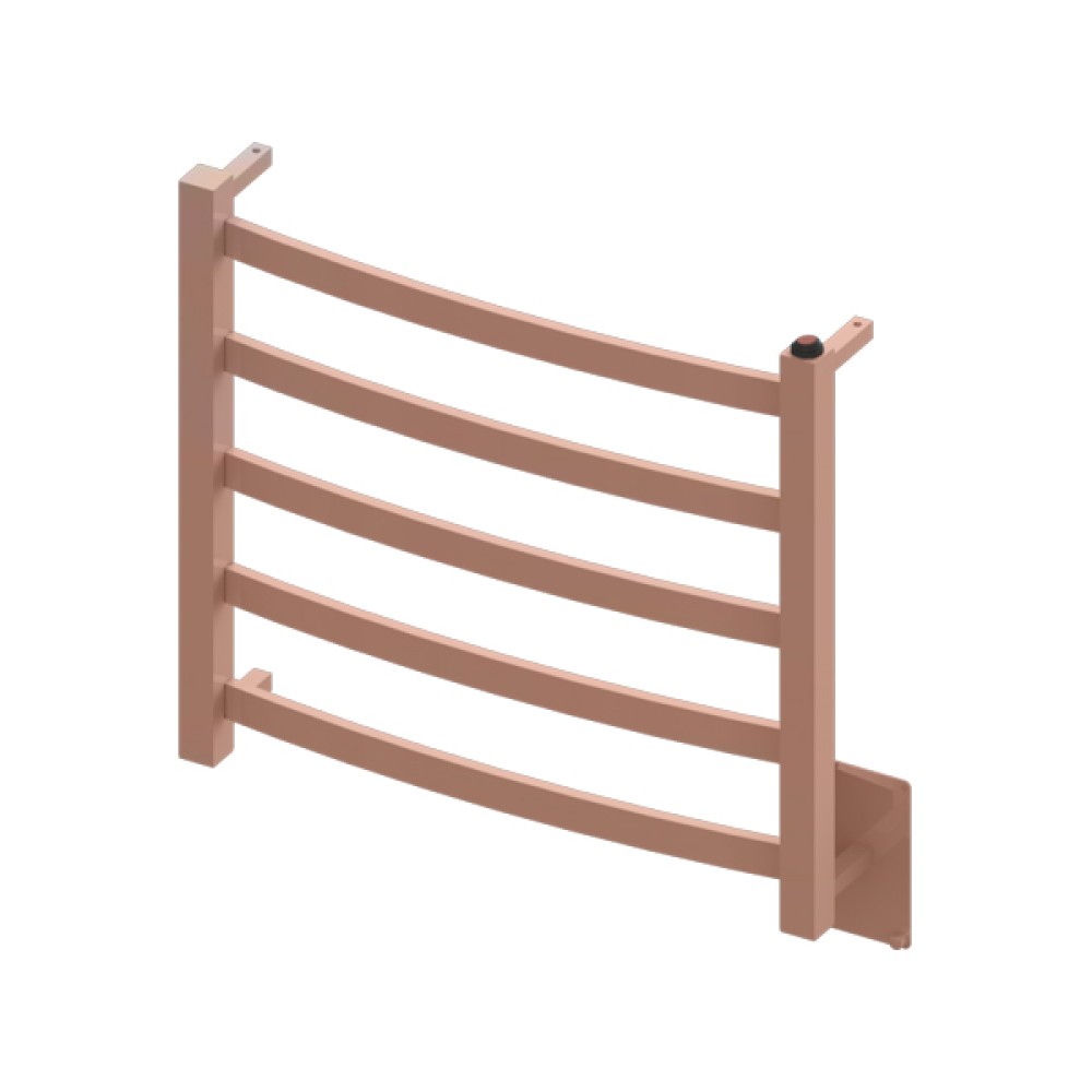 Toalheiro Termico Fio Oculto Pequeno Sapphire Bivolt Premium Cobre Polido 19.TS02.CP - Metalworks By Crismoe