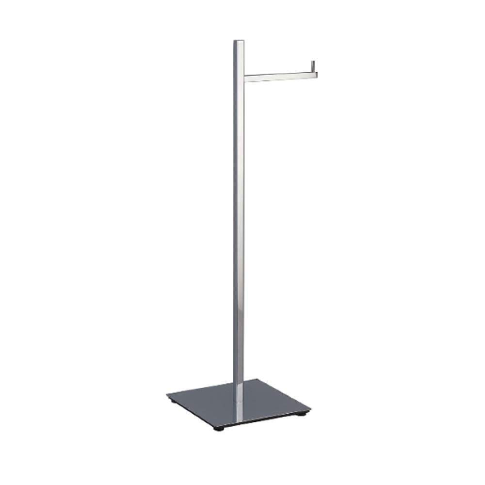 Papeleira Chão Simples Quada Inox Polido Crismoe 57.QD01.IP - Metalworks By Crismoe