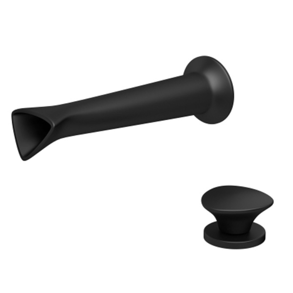 Torneira Parede Lavatorio Jader Almeida Black Matte 1177.BL100.MT - Deca
