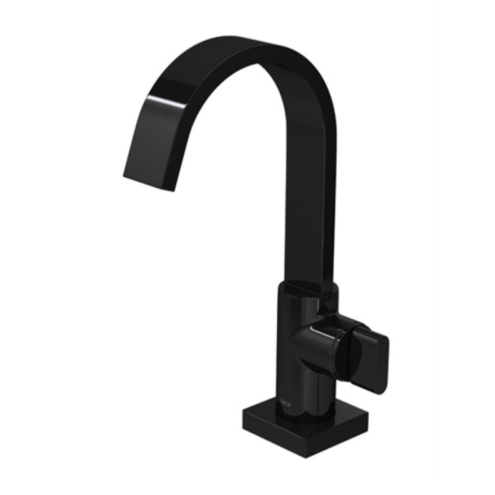 Torneira Black Noir lavatorio mesa Polo 1198.BL33.NO - Deca