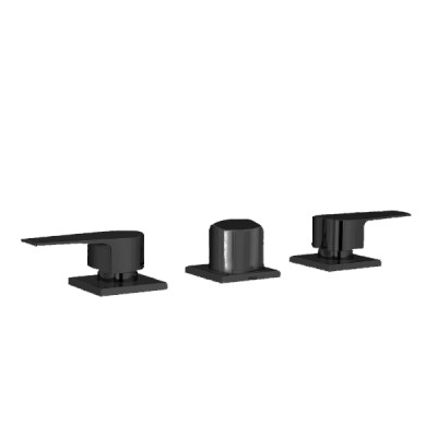 Misturador Deca Bide Level Black Noir 1895.BL26.NO