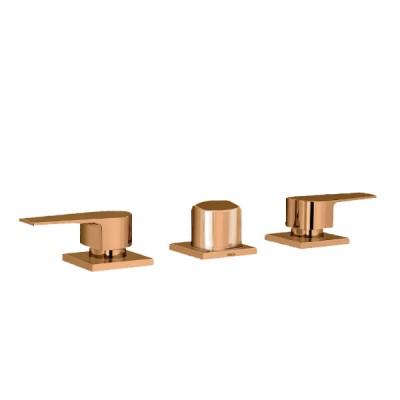 Misturador Deca Bide Level Red Gold 1895.GL26.RD