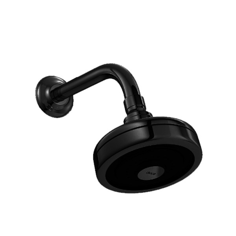 Chuveiro Black Noir Acqua Plus Com Tubo Curvo 1990.BL.STD.NO - Deca