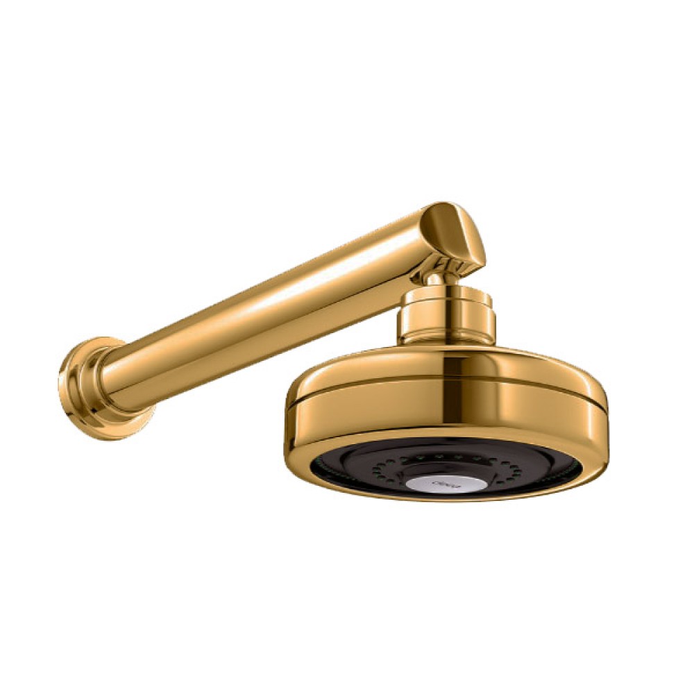 Chuveiro com Tubo Reto Parede Acqua Plus Gold Matte1990.GL.CT.MT - Deca