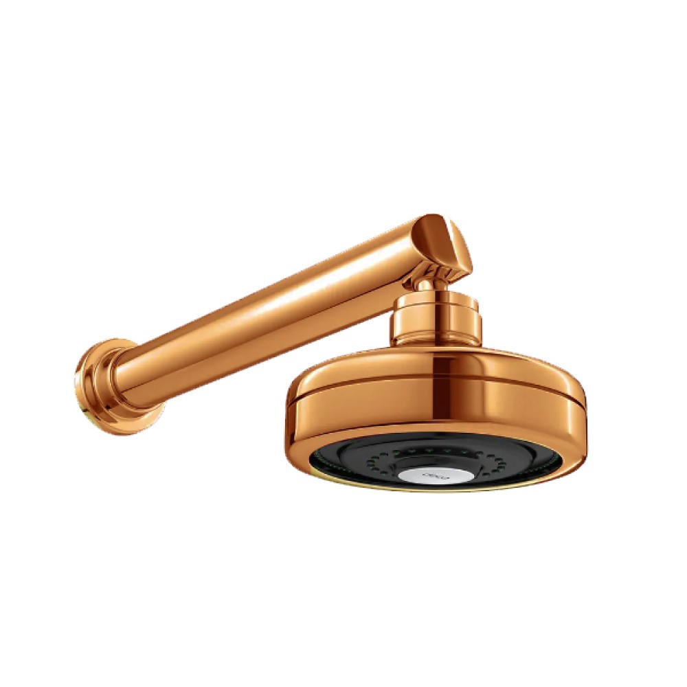 Chuveiro com Tubo Reto Parede Acqua Plus Red Gold 1990.GL.CT.RD - Deca